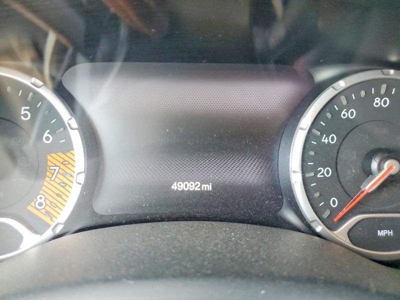 2022 Jeep Renegade VIN ZACNJDB12NPN98350 COPART salvage auction — FRONT END, Tx - Salvage Vehicle Title, sold $1,000 on 2026-07-20 (photo 9)