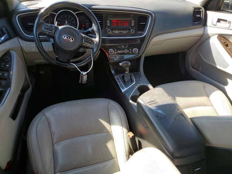2015 Kia Optima VIN 5XXGN4A70FG445204 COPART salvage auction — REAR END, Salvage Title, sold $900 on 2026-07-22 (photo 8)