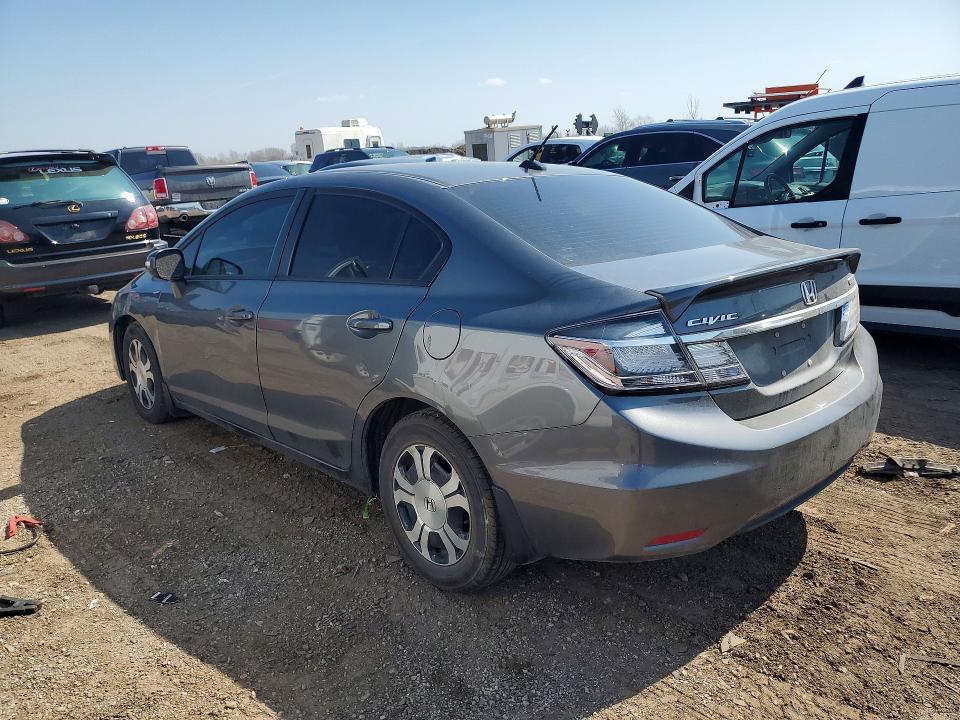 2013 Honda Civic VIN 19XFB4F30DE003409 COPART salvage auction — SIDE, Il - Salvage Certificate, sold $800 on 2026-07-09 (photo 2)
