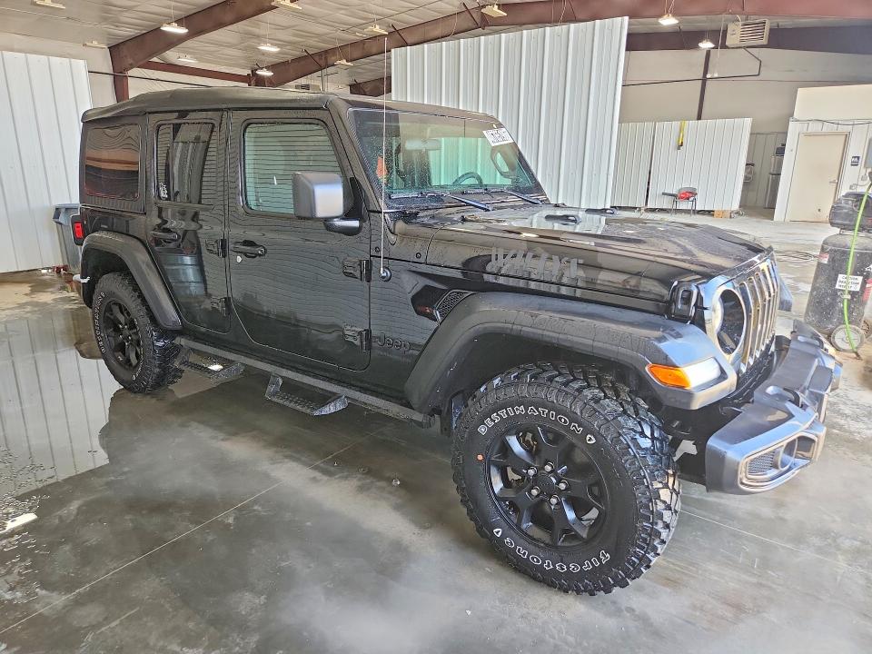 2023 Jeep Wrangler / VIN 1C4HJXDN5PW530647 COPART salvage auction — SIDE, Il - Certificate Of Title, sold $17,300 on 2026-07-09 (photo 4)