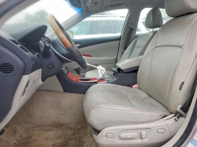 2007 Lexus ES VIN JTHBJ46G372016689 COPART salvage auction — FRONT END, Md - Cert Of Salvage > 75% Damage, sold $900 on 2026-07-06 (photo 7)