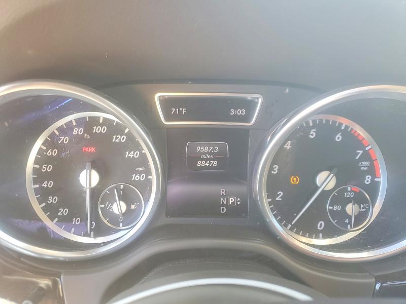 2015 Mercedes-benz M-klasse VIN 4JGDA5HB0FA474126 COPART salvage auction — FRONT END, Co - Salvage Title, sold $4,450 on 2026-07-04 (photo 9)