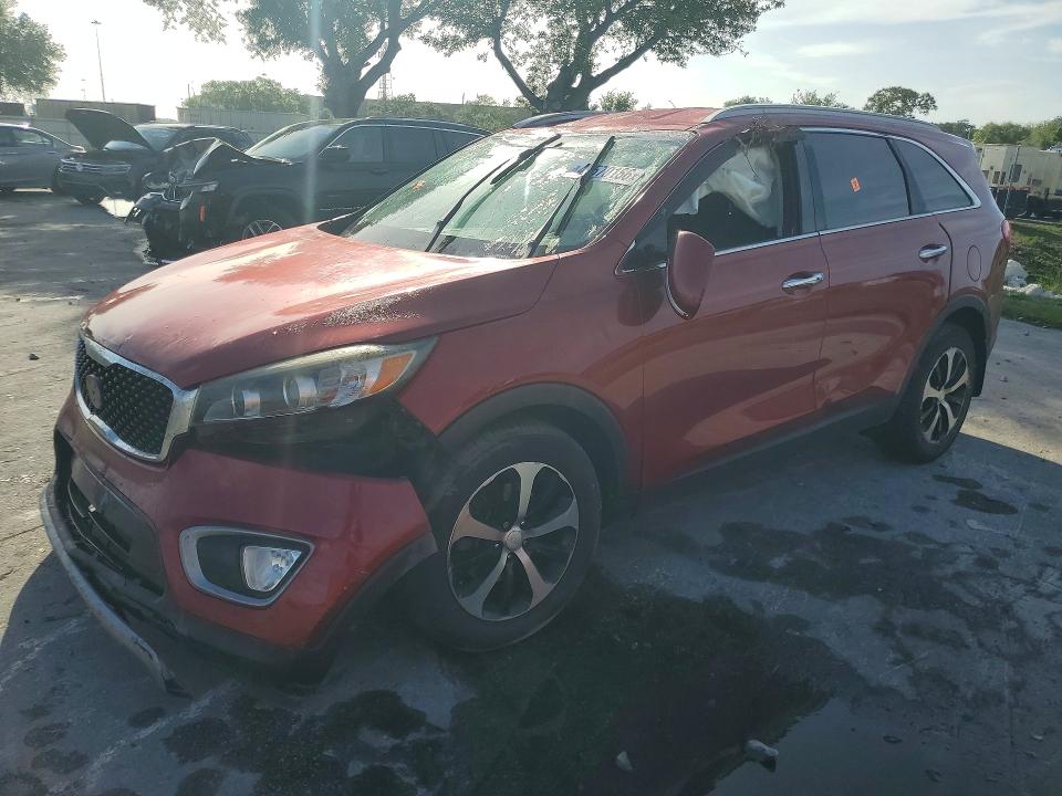 2018 Kia Sorento VIN 5XYPH4A59JG340204 COPART salvage auction — ROLLOVER, Fl - Certificate Of Destruction, sold $450 on 2026-07-30 (photo 1)