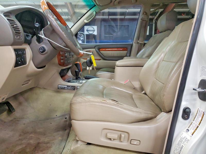 2004 Lexus Lx 470 VIN JTJHT00W343543665 COPART salvage auction — FRONT END, Ct - Certificate Of Title (P), sold $6,000 on 2026-07-27 (photo 7)