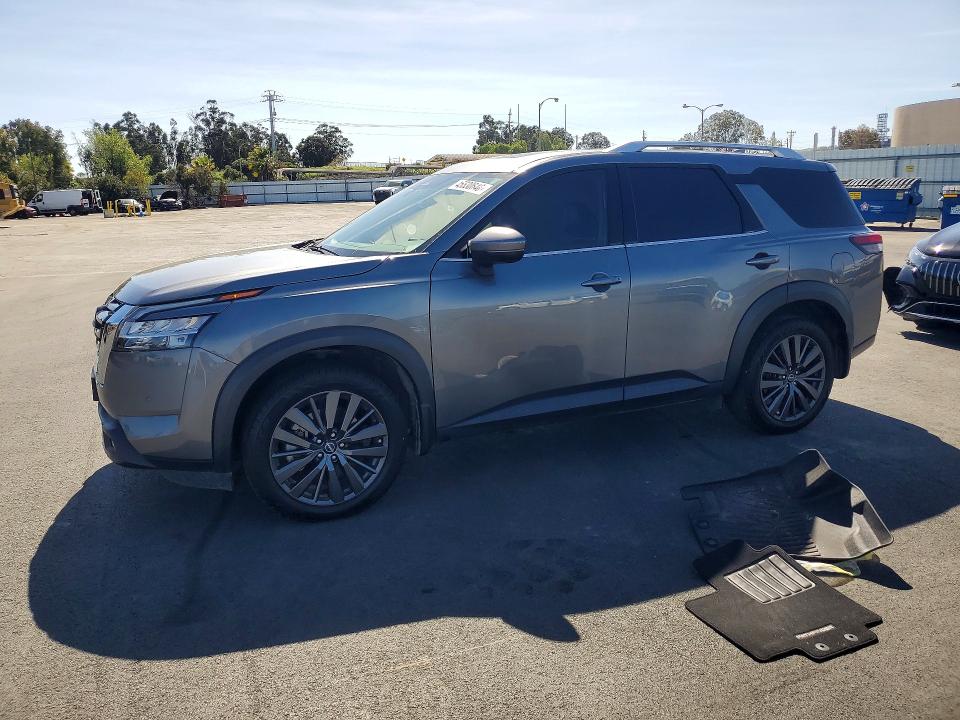 2022 Nissan Pathfinder VIN 5N1DR3CB7NC261892 COPART salvage auction — Side, CA - SALVAGE CERTIFICATE, sold $5,900 on 2026-05-18 (photo 1)