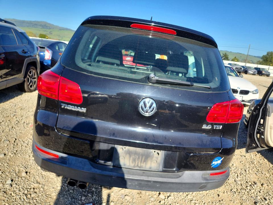 2013 Volkswagen Tiguan VIN WVGAV3AX7DW567145 COPART salvage auction — FRONT END, Salvage Title, sold $500 on 2026-08-18 (photo 6)
