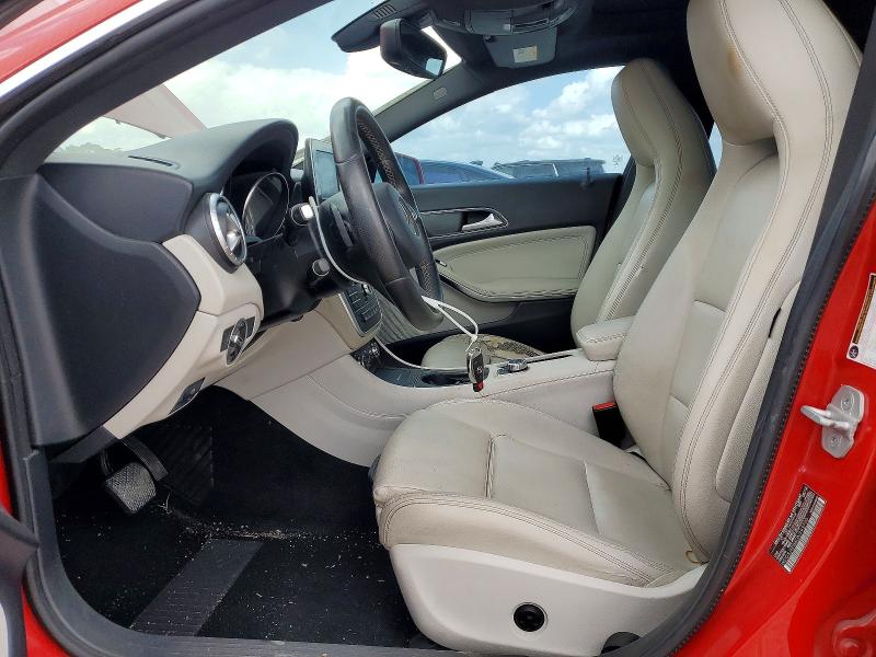 2016 Mercedes-benz Cla-klasse VIN WDDSJ4EB8GN393790 COPART salvage auction — REAR END, Tx - Salvage Vehicle Title, sold $1,300 on 2026-07-10 (photo 7)