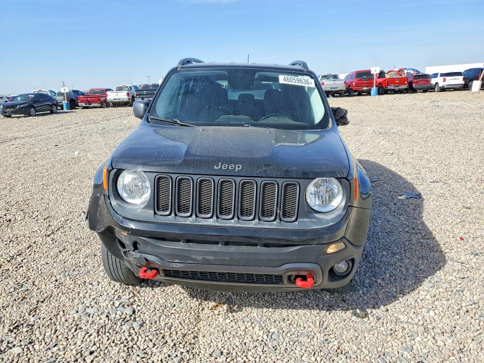 2017 Jeep Renegade VIN ZACCJBCB7HPF93252 COPART salvage auction — FRONT END, Tx - Salvage Vehicle Title, sold $100 on 2026-07-07 (photo 5)