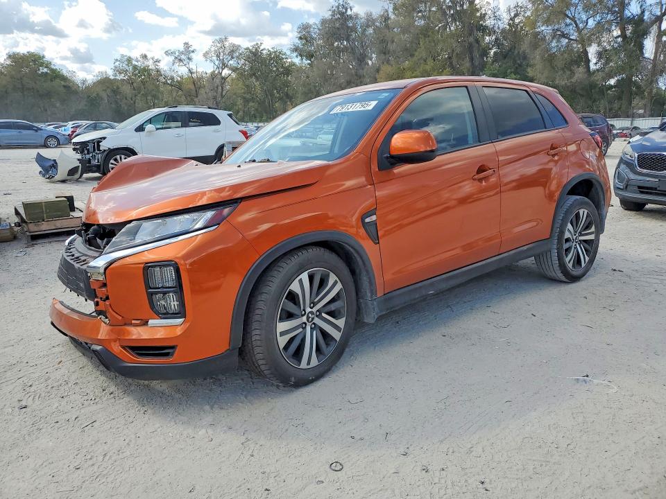 2022 Mitsubishi Outlander VIN JA4APUAU5NU003222 COPART salvage auction — FRONT END, Fl - Cert Of Title Slvg Rebuildable, sold $2,300 on 2026-07-20 (photo 1)