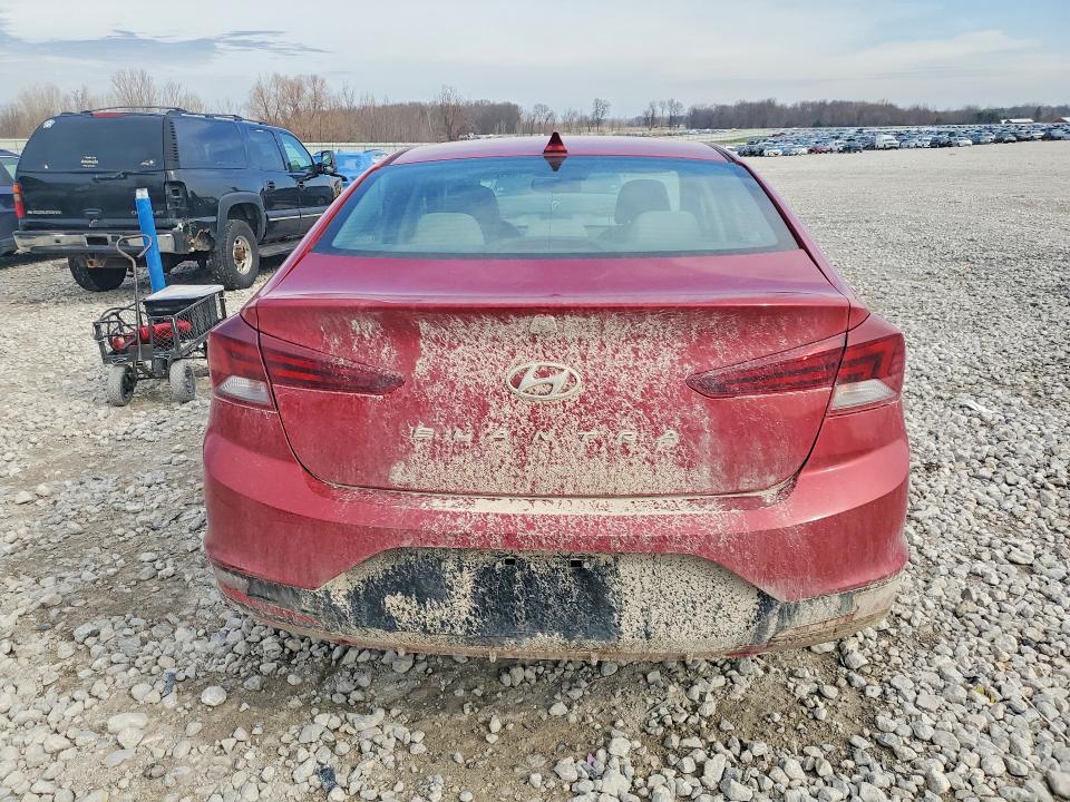 2019 Hyundai Elantra VIN KMHD84LF4KU770503 COPART salvage auction — FRONT END, Mi - Cert Of Title-Salvage Vehicle, sold $1,550 on 2026-07-09 (photo 6)
