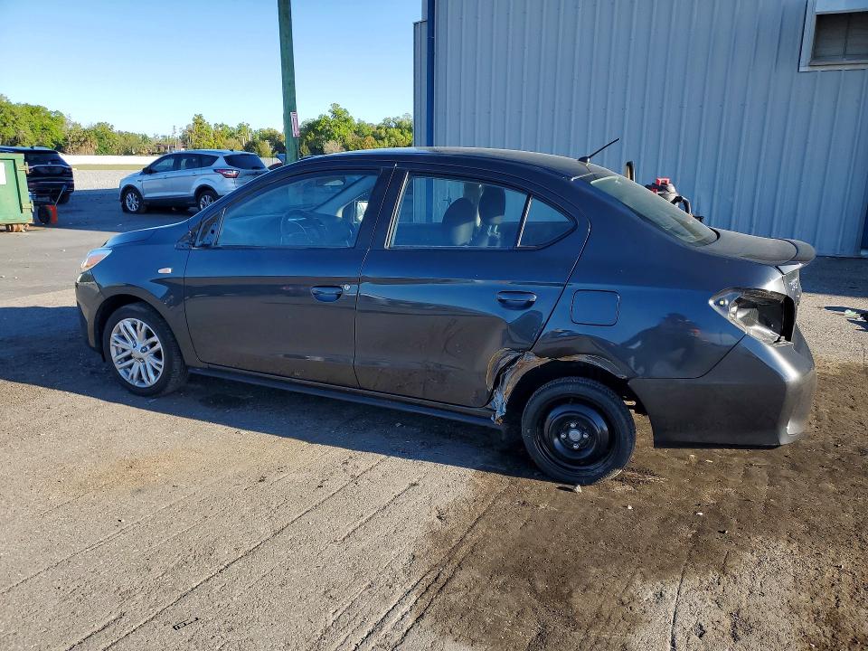 2024 Mitsubishi Mirage VIN ML32FUFJXRHF04669 COPART salvage auction — SIDE, Salvage Title, sold $3,000 on 2026-07-15 (photo 2)