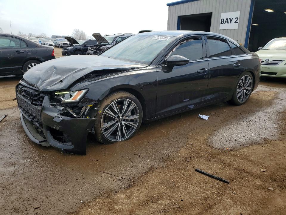 2024 Audi A6 VIN WAUE3BF23RN035713 COPART salvage auction — FRONT END, Il - Salvage Certificate, sold $16,200 on 2026-07-02 (photo 1)