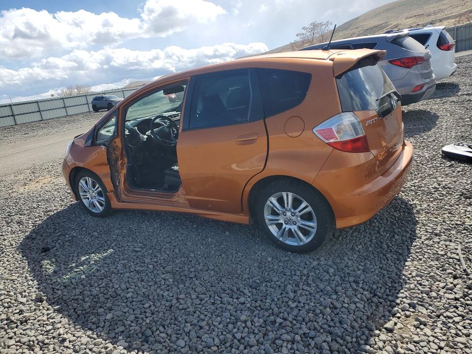 2009 Honda Fit VIN JHMGE88659S044180 COPART salvage auction — SIDE, Nv - Salvage Title, sold $325 on 2026-07-02 (photo 2)