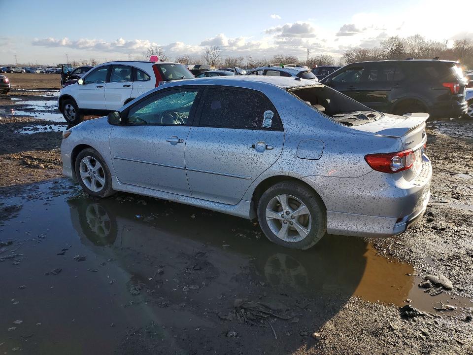 2013 Toyota Corolla VIN 5YFBU4EE4DP210332 COPART salvage auction — HAIL, Ut - Salvage Certificate, sold $2,200 on 2026-07-06 (photo 2)