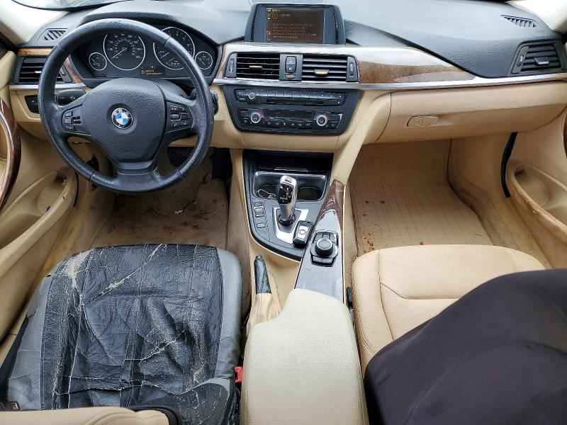2013 BMW 3 series VIN WBA3B1C52DK128624 COPART salvage auction — FRONT END, HI - CERTIFICATE OF SALVAGE, sold $2 on 2026-07-17 (photo 8)