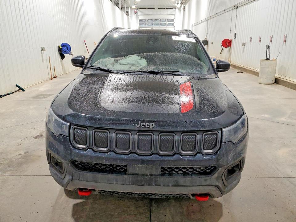 2022 Jeep Compass VIN 3C4NJDDB9NT214680 COPART salvage auction — FRONT END, Salvage Title, sold $5,700 on 2026-07-09 (photo 5)