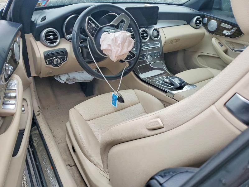 2019 Mercedes-benz C-klasse VIN WDDWK8EBXKF782567 COPART salvage auction — FRONT END, Nj - Cert Of Title-Salvage, sold $5,900 on 2026-07-29 (photo 8)