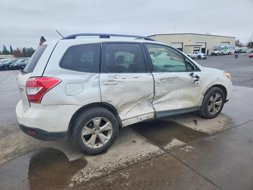 2015 Subaru Forester VIN JF2SJADC7FH411259 COPART salvage auction — SIDE, Or - Salvage Title Certificate, sold $1,000 on 2026-07-06 (photo 3)