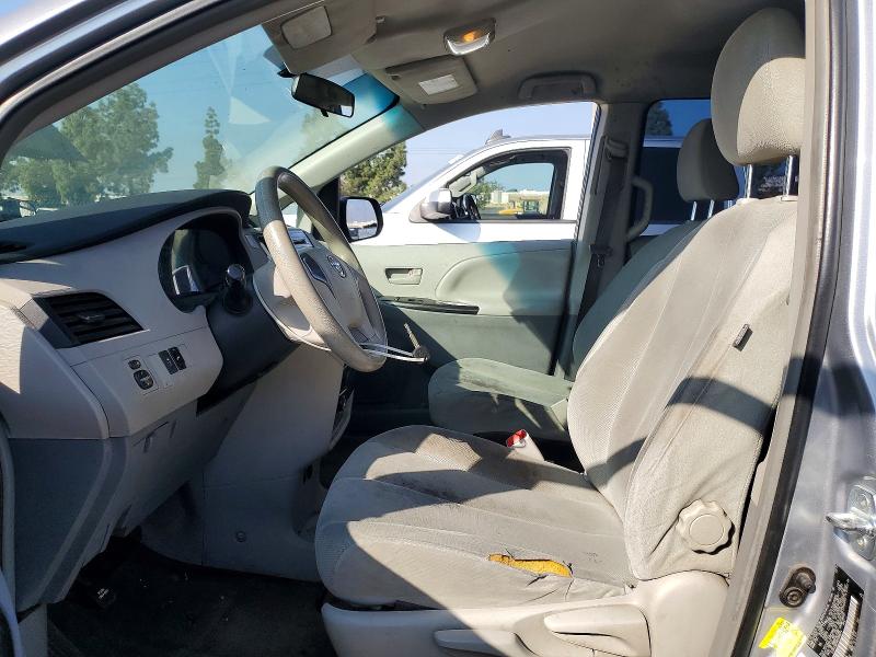 2011 Toyota Sienna VIN 5TDKA3DC9BS008044 COPART salvage auction — FRONT END, CA - SALVAGE CERTIFICATE, sold $1,650 on 2026-07-30 (photo 7)