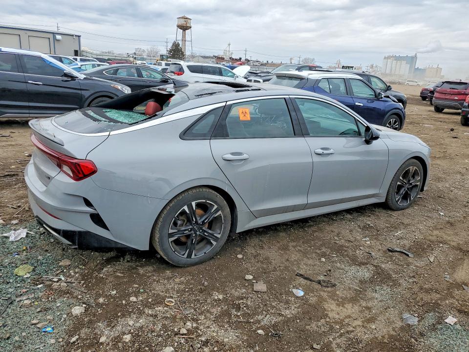 2022 Kia K5 VIN 5XXG64J20NG118317 COPART salvage auction — HAIL, IL - CERTIFICATE OF TITLE, sold $4,450 on 2026-07-22 (photo 3)