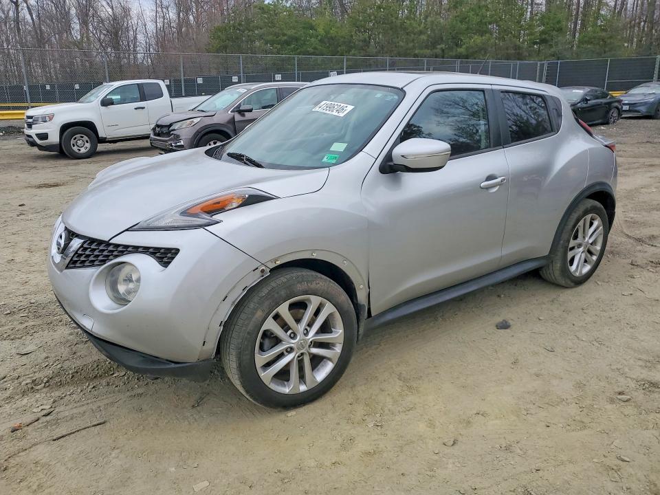2015 Nissan Juke VIN JN8AF5MV4FT551663 COPART salvage auction — SIDE, MD - CERT OF SALVAGE > 75% DAMAGE, sold $850 on 2026-07-31 (photo 1)