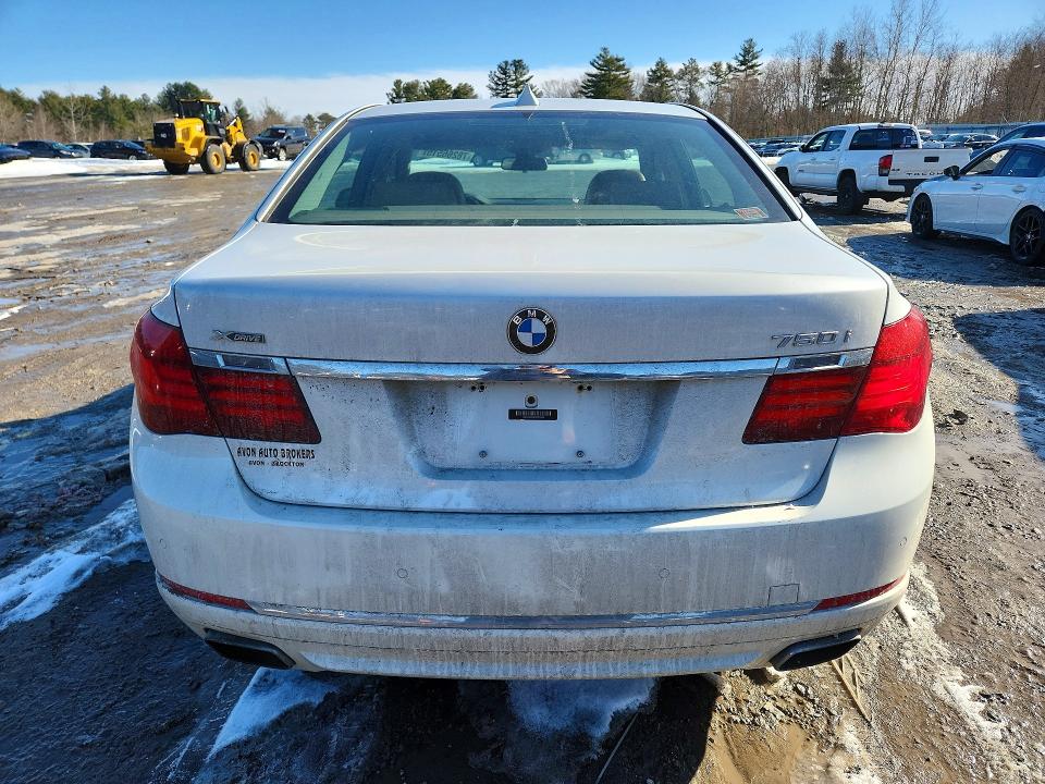 2013 BMW 7er VIN WBAYB6C58DD223664 COPART salvage auction — FRONT END, Wv - Salvage Certificate, sold $1,600 on 2026-07-30 (photo 6)