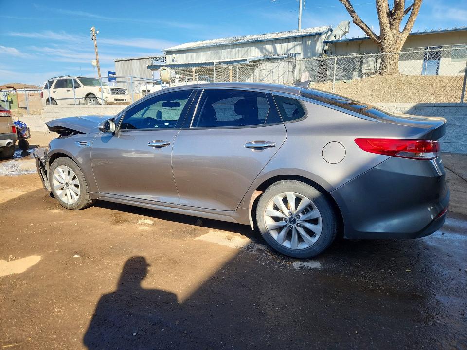 2018 Kia Optima VIN 5XXGU4L30JG215202 COPART salvage auction — FRONT END, NM - CERT OF TITLE-SALVAGE, sold $325 on 2026-07-23 (photo 2)