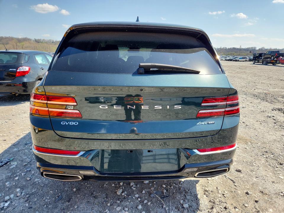 2022 Genesis Gv80 VIN KMUHCESC1NU078198 COPART salvage auction — SIDE, Mo - Cert Of Title-Prior Salvage (P), sold $12,000 on 2026-07-21 (photo 6)