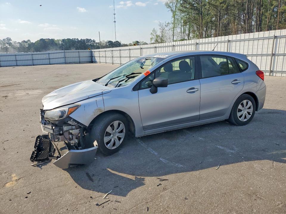 2015 Subaru Impreza VIN JF1GPAA60F9230456 COPART salvage auction — FRONT END, NC - SALVAGE CERTIFICATE OF TITLE, sold $275 on 2026-07-30 (photo 1)