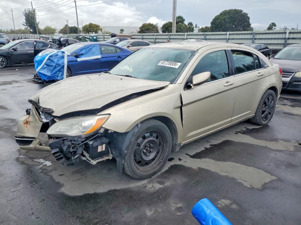 2014 Chrysler 200 VIN 1C3CCBAGXEN101430 COPART salvage auction — FRONT END, Salvage Title, sold $600 on 2026-07-27 (photo 1)