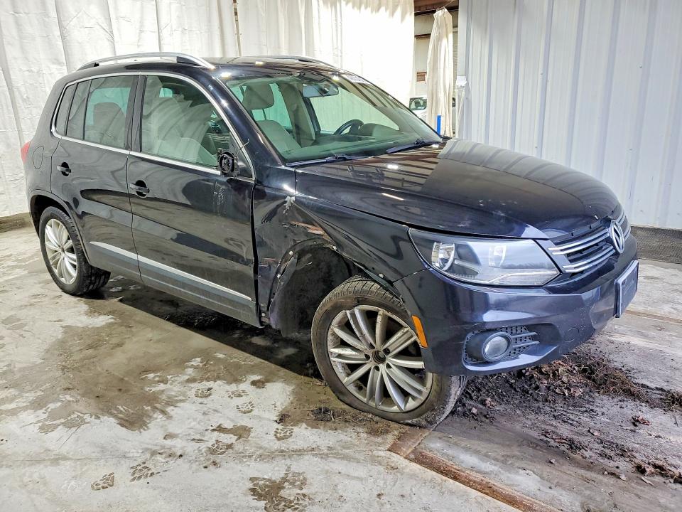 2012 Volkswagen Tiguan VIN WVGBV7AX4CW598086 COPART salvage auction — FRONT END, Ny - Mv907A-Parts Only, sold $650 on 2026-07-13 (photo 4)