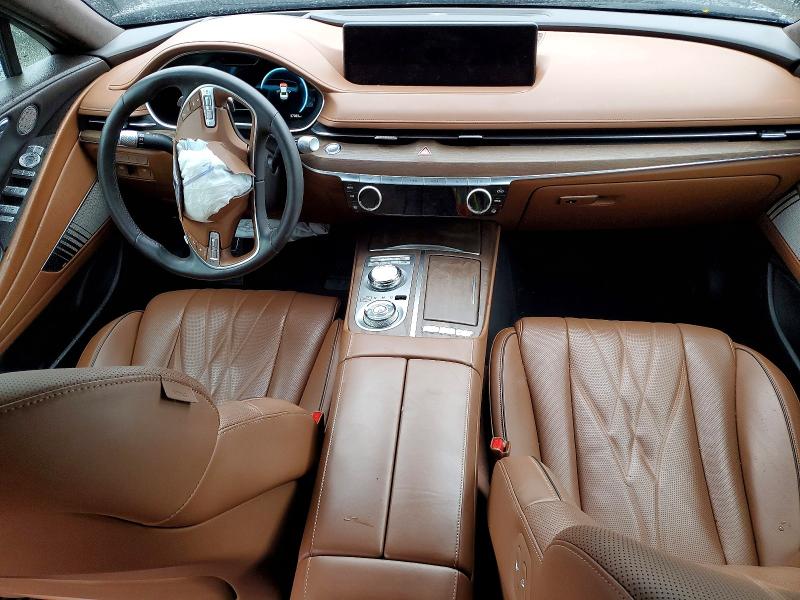 2023 Genesis G80 VIN KMTGE4S11PU005130 COPART salvage auction — FRONT END, FL - CERT OF TITLE SLVG REBUILDABLE, sold $6,800 on 2026-07-13 (photo 8)
