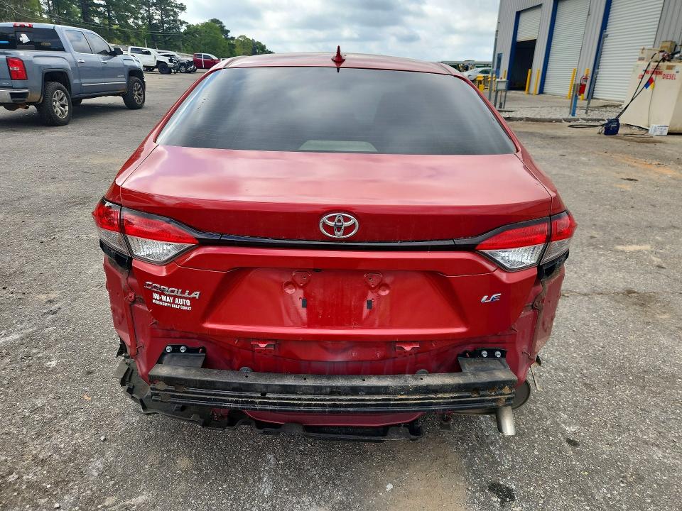 2020 Toyota Corolla VIN JTDEPRAE3LJ000850 COPART salvage auction — FRONT END, Al - Cert Of Title-Salvage Title, sold $3,400 on 2026-07-13 (photo 6)