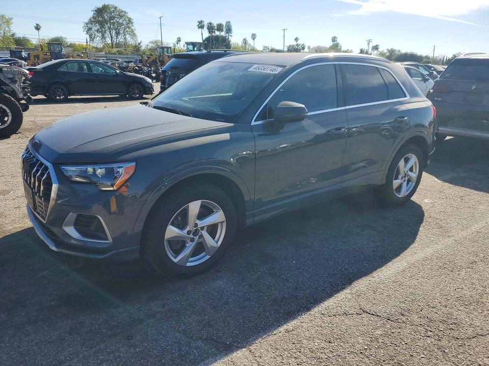 2020 Audi Q3 VIN WA1AECF3XL1111530 COPART salvage auction — SIDE, Salvage Title, sold $300 on 2026-07-24 (photo 1)