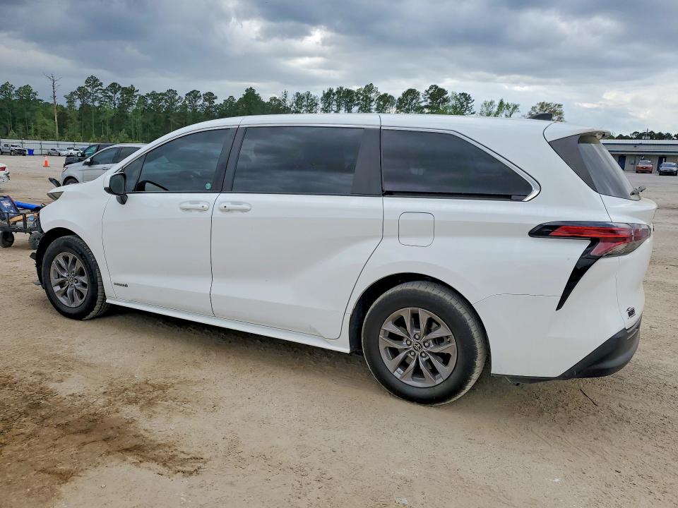 2021 Toyota Sienna VIN 5TDKRKECXMS034785 COPART salvage auction — FRONT END, Sc - Cert Of Title-Salvage, sold $13,100 on 2026-07-06 (photo 2)