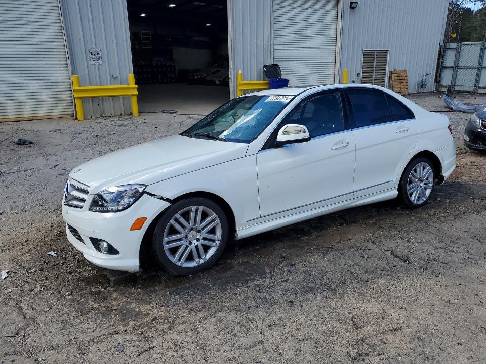 2009 Mercedes-benz C-klasse VIN WDDGF81XX9R063290 COPART salvage auction — SIDE, Ga - Cert Of Title-Salvage, sold $600 on 2026-07-31 (photo 1)