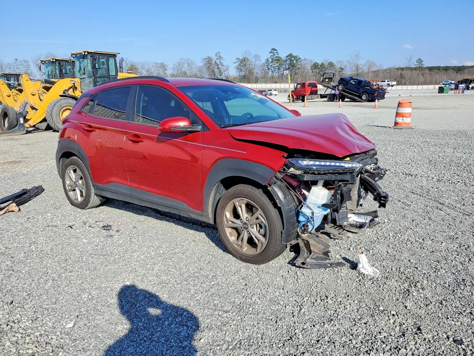 2023 Hyundai Kona VIN KM8K6CAB8PU946502 COPART salvage auction — FRONT END, SC - CERT OF TITLE-SALVAGE, sold $1,850 on 2026-07-06 (photo 4)