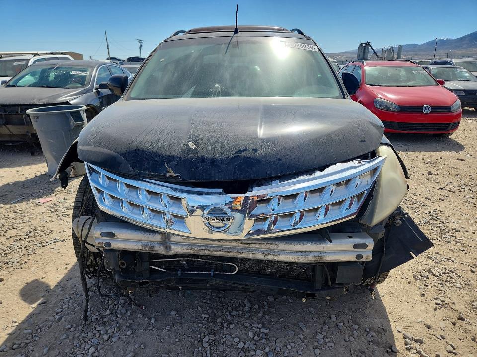 2007 Nissan Murano VIN JN8AZ08T17W507686 COPART salvage auction — FRONT END, UT - SALVAGE CERTIFICATE, sold $150 on 2026-07-10 (photo 5)