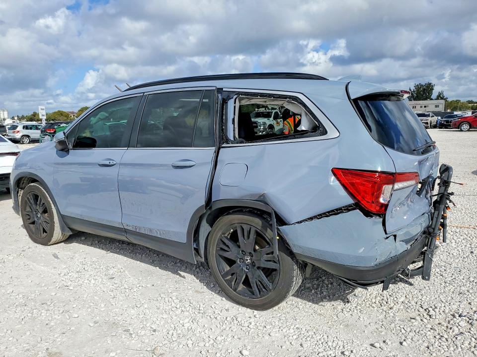 2022 Honda Pilot VIN 5FNYF5H20NB032766 COPART salvage auction — REAR END, Salvage Title, sold $7,700 on 2026-08-25 (photo 2)