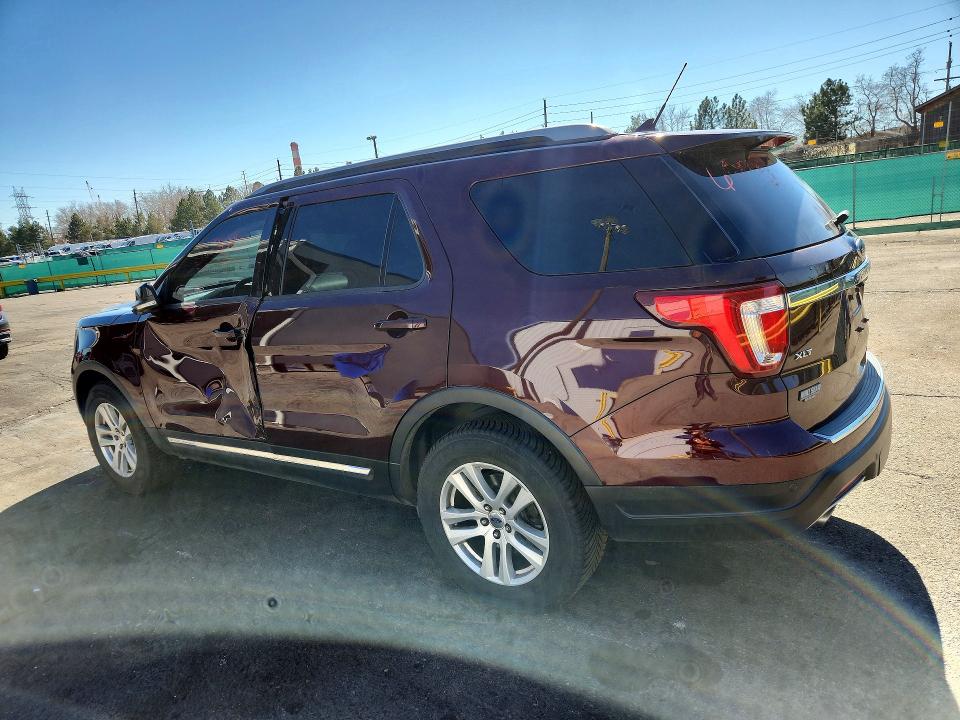 2018 Ford Explorer VIN 1FM5K8D83JGA96483 COPART salvage auction — SIDE, CO - SALVAGE TITLE, sold $4,400 on 2026-07-09 (photo 2)