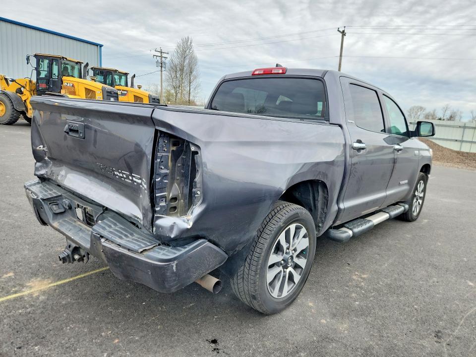 2021 Toyota Tundra VIN 5TFHY5F10MX023252 COPART salvage auction — REAR END, Or - Salvage Title Certificate, sold $17,300 on 2026-07-13 (photo 3)