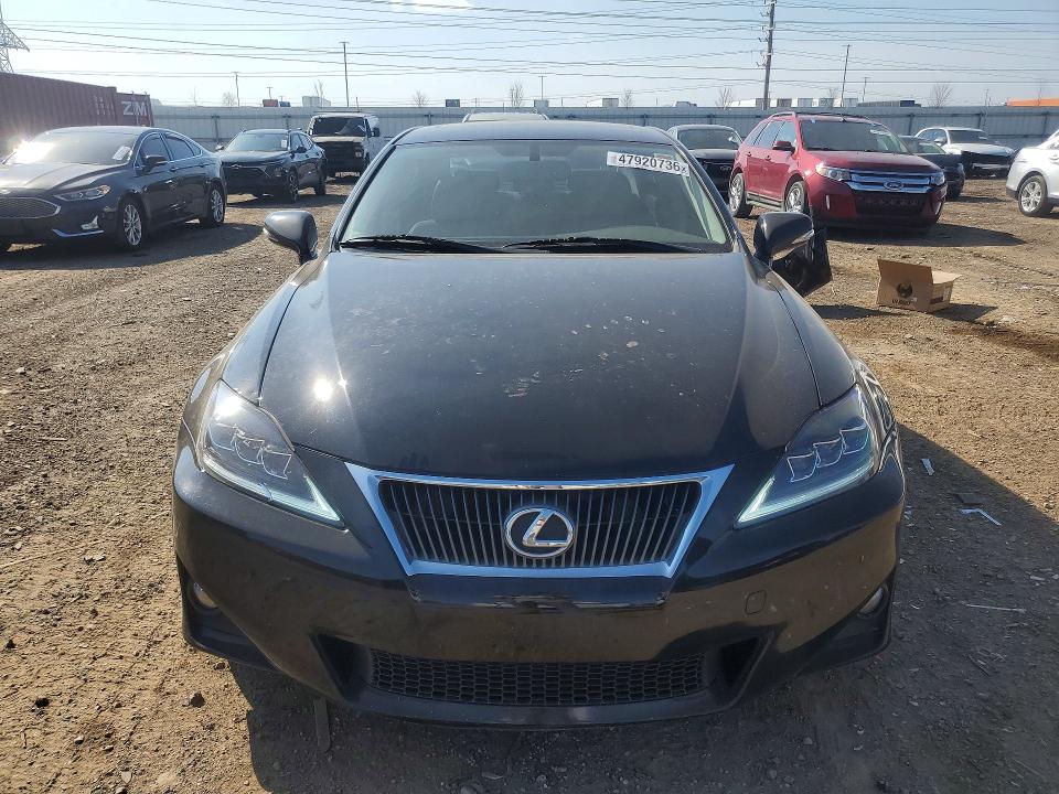 2012 Lexus Is VIN JTHBF5C28C5158853 COPART salvage auction — REAR END, Il - Salvage Certificate, sold $2,500 on 2026-07-21 (photo 5)