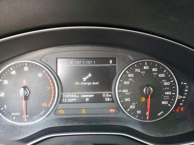 2018 Audi Q5 VIN WA1ANAFY5J2150520 COPART salvage auction — ALL OVER, UT - CERTIFICATE OF TITLE, sold $3,200 on 2026-07-20 (photo 9)