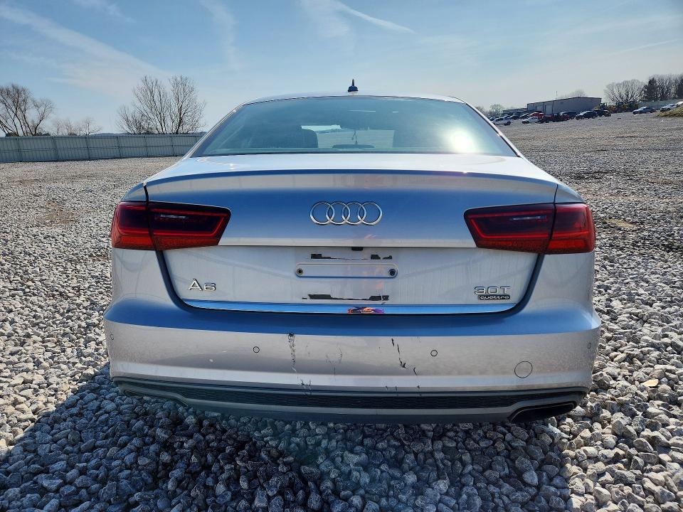2016 Audi A6 VIN WAUFGAFC8GN108485 COPART salvage auction — FRONT END, MI - CERTIFICATE OF TITLE, sold $1,200 on 2026-07-02 (photo 6)