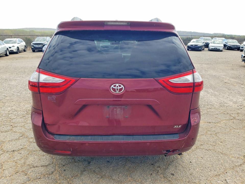 2016 Toyota Sienna VIN 5TDYK3DC8GS763877 COPART salvage auction — FRONT END, NC - SALVAGE CERTIFICATE OF TITLE, sold $100 on 2026-07-31 (photo 6)