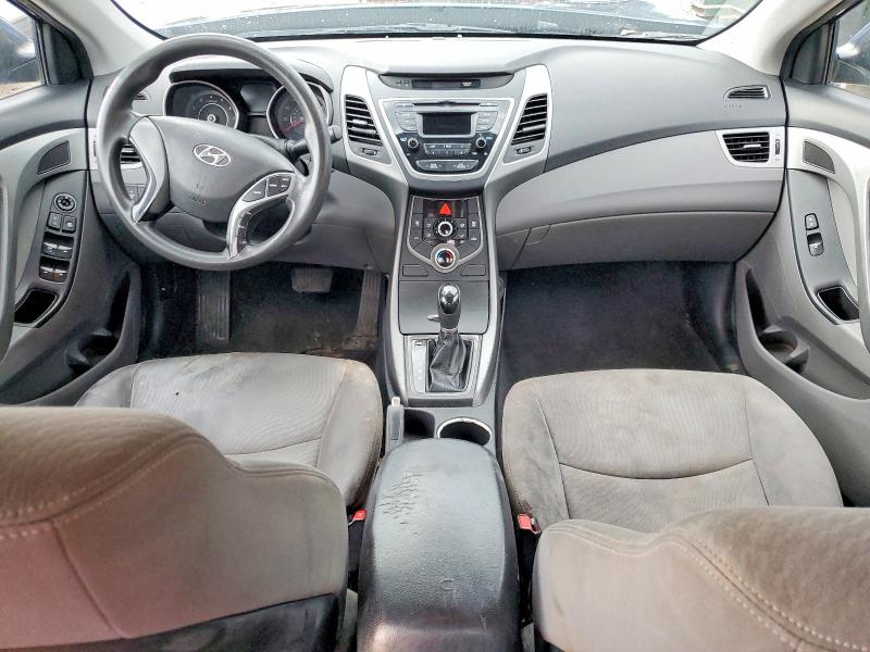 2016 Hyundai Elantra VIN KMHDH4AE1GU489213 COPART salvage auction — FRONT END, Salvage Title, sold $575 on 2026-07-23 (photo 8)