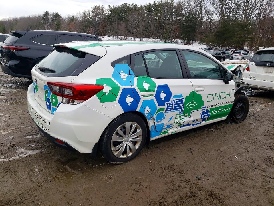 2020 Subaru Impreza VIN 4S3GTAB60L3717448 COPART salvage auction — FRONT END, Ma - Cert Of Title-Salvage, sold $950 on 2026-07-27 (photo 3)