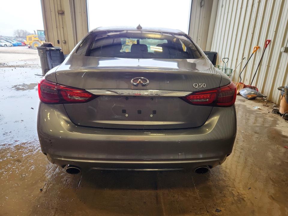 2018 Infiniti Q50 VIN JN1CV7AP8JM241188 COPART salvage auction — VANDALISM, In - Cert Of Title-Salvage Title, sold $250 on 2026-06-29 (photo 6)