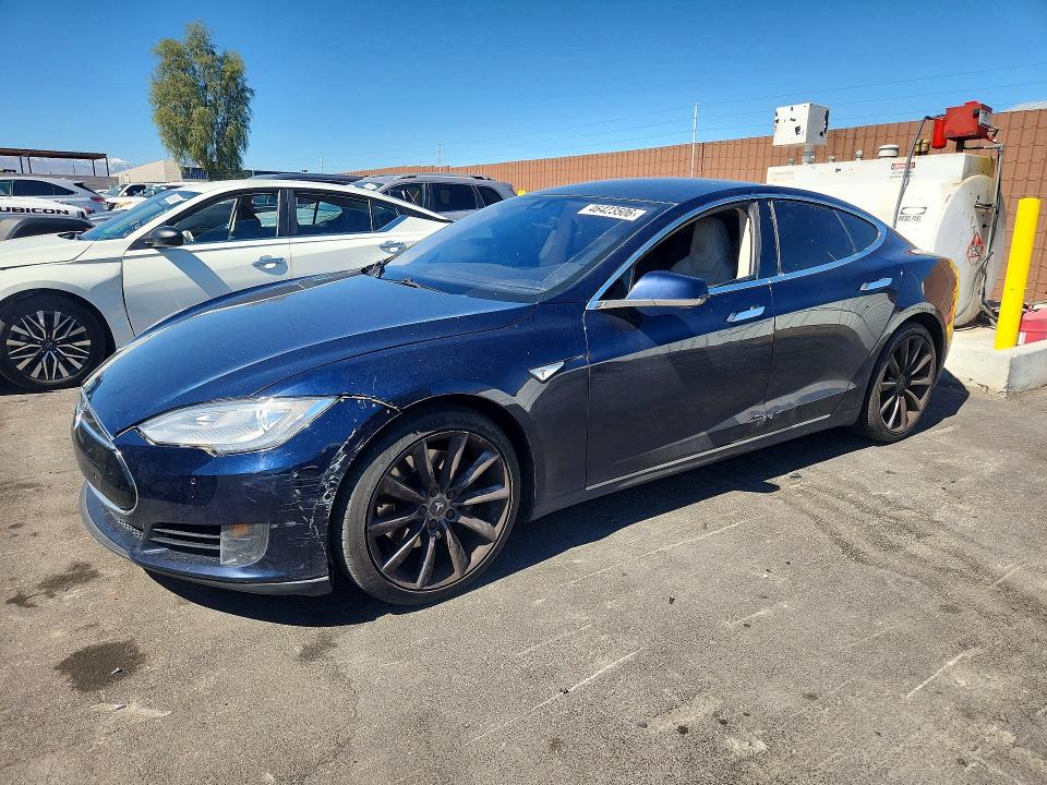 2015 Tesla VIN 5YJSA1S1XFF080564 COPART salvage auction — MECHANICAL, Fl - Cert Of Title-Rebuildable Slvg, sold $1,950 on 2026-07-27 (photo 1)