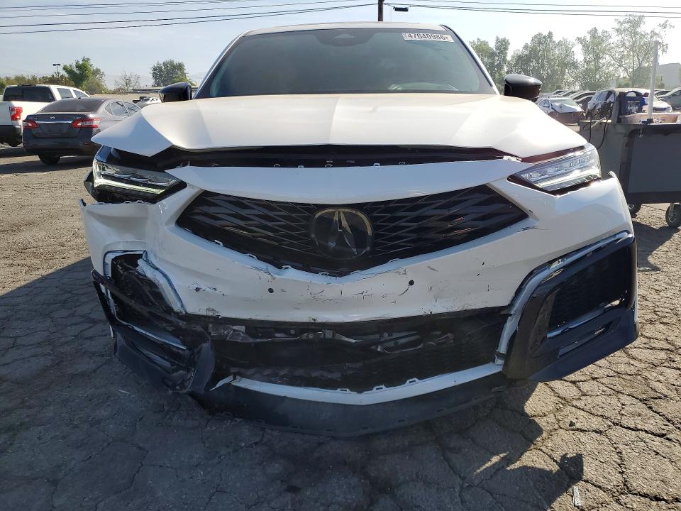 2026 Acura Mdx VIN 5J8YE1H02TL004702 COPART salvage auction — FRONT END, Ca - Salvage Certificate, sold $7,100 on 2026-07-27 (photo 5)